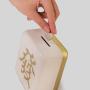 Chinese Mahjong Ceramic Piggy Bank - Vintage Qihe Adornment