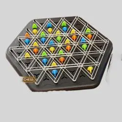 Geometric Chain Chess Puzzle - Family Logic Game