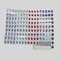 Custom Acrylic Mahjong Tiles Set - Luxury Travel Game