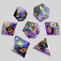 Xironng Resin Dice 7Pcs DND Polyhedral Dice Set