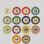 Ceramic Poker Chips, Mahjong Chips, Las Vegas Clay Chips