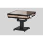 Automatic Folding Mahjong Table with Wheels Silent Metal Table