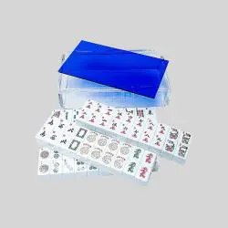 Acrylic Mahjong Set Wholesale Custom Pink Box Game