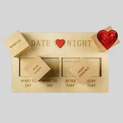 Love Decision Dice - Sexy Couple Game Box & Wall Sign