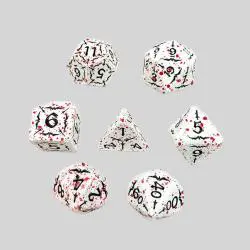 Dragon Wars 16mm Metal D20 Dice Set - Custom D&D RPG Dice