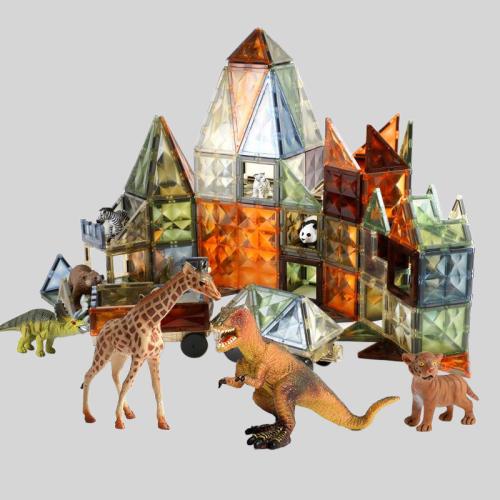 Onshine Magnetic Building Tiles Blocks for Kids