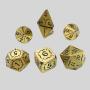 Customizable D&D Dice Set - 7pcs Metal Bulk, Personalized Logo