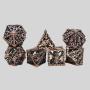 Metal Skull DND Dice Set - 7pcs Zinc Alloy