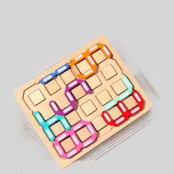 High Quality Wooden Building Blocks Puzzle Toys for Kids