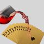 Custom Black Gold Poker Cards - Durable Playing Cards