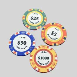 10g Ceramic Poker Chips Tournament Custom Logo OEM