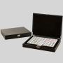 Custom Chinese American Mahjong Set - 166 Pcs with Leather Box