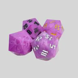 54mm Titan Dice - Handmade D20 RPG Dice