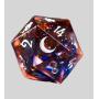 Custom Sha5p Dice Set - 7 Pcs Resin Liquid Core Dice