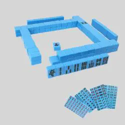 30mm Melamine Mahjong Tiles - Casino Quality, 144pcs