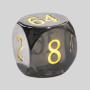 Translucent Backgammon Doubling Dice - 30mm Assorted Colors
