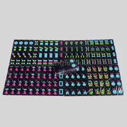 Custom Mahjong Tiles - 160 Tiles, Logo Printing, Melamine Game Set