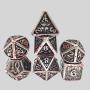 Custom D&D Dice Set - Metal Polyhedral Dice (D20)