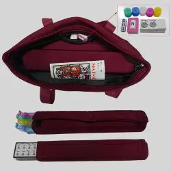 Custom Melamine 166pcs Mahjong Set - Print & Engraved with Bag