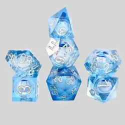 Custom DND Polyhedral Dice - Bulk Resin Demon Eyeball Dice