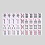 Digital Mahjong Board Game - 36 Bamboo Silk Table Game