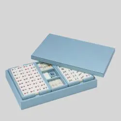 Luxury Leather Mahjong Travel Case - Christmas Gift Box