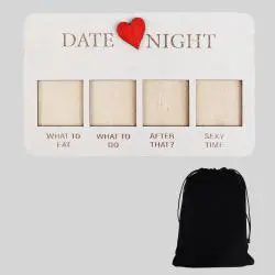 Wooden Dice Date Night Gift - Custom Valentine's Day Ideas