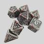 Custom D&D Dice Set - Metal Polyhedral Dice (D20)