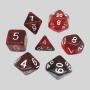7Pcs Red DND RPG Dice Set with Cup, Ready to Ship