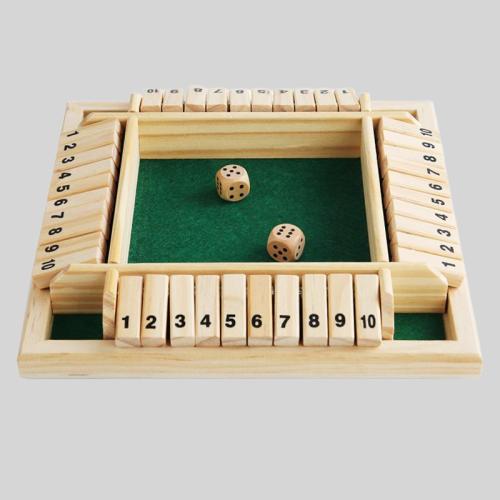 Shut The Box Dice Game - Family Party Club Game