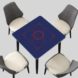 Neoprene Poker Mahjong Table Mat Custom 78x78cm