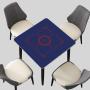 Neoprene Poker Mahjong Table Mat Custom 78x78cm