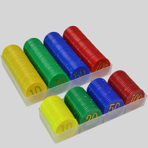 160pcs Poker Chip Set - Mahjong Texas Hold'em Game Tokens