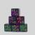 starry green and purple