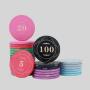 Ceramic Poker Chips - Custom Logo, 50mm, OEM
