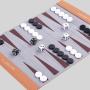 Luxury Foldable PU Leather Backgammon Chess Set - OJR