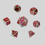 Metal Polyhedral Dice Set - Wholesale, Custom MF D1-D20