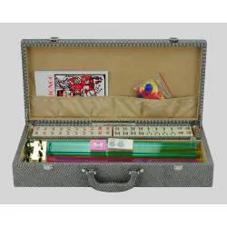 American Mahjong Set - Imitation Croc Leather US Style