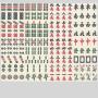 American Mahjong Set - Portable Travel Mahjong Game with Case