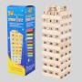 Colorful Wooden Tumble Tower Game Set – Dice & Penalty Cards