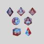 Liquid Core Dice Set - D4 D6 D8 D10 D12 D20 Resin Dice