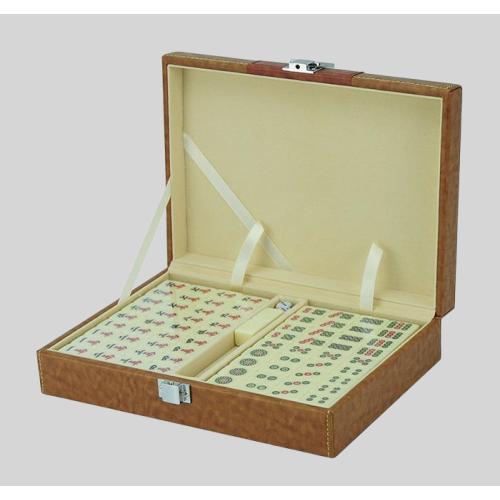 Chinese Wooden Mahjong Game Set - 146 Tiles, 2 Dice, Sonny MJ-1001