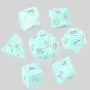 Custom Gemstone D&D Dice - Pink Crystal RPG Tabletop Dice