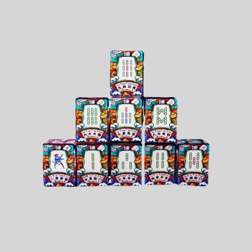 Mahjong Sand Table - Decorative & Durable Fashion Desktop Game