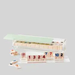 Acrylic Rummy Game Set - Travel Tournament Mahjong Cube