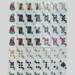 Custom 156PC Wooden Mahjong Table Set