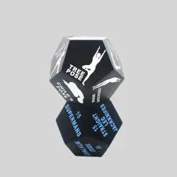 12 Sided Fitness Dice - Workout Sports Training PU Stress Ball