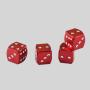 Dice Shape Aluminum Tire Valve Caps for Car Wheels