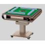 Automatic Folding Mahjong Table with Wheels Silent Metal Table