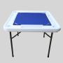 EASTOMMY Mahjong Table Mat - Blue/Green, Custom Size